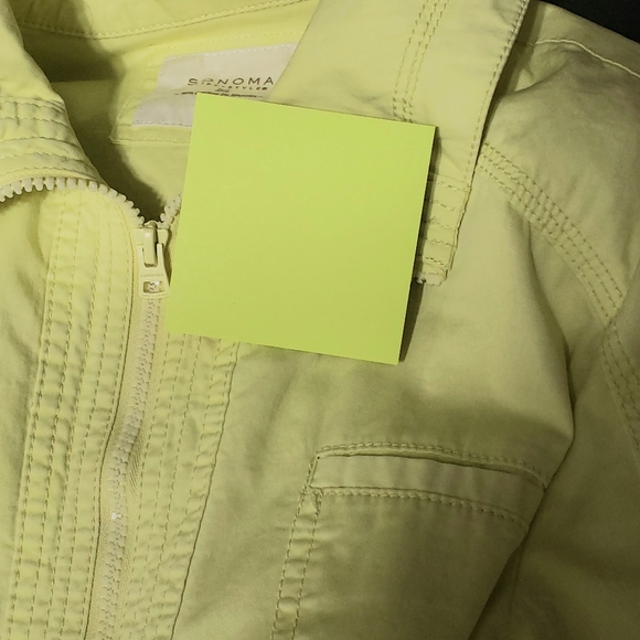 Sonoma Sz Med Lime/Neon Yellow Zip Jacket - Picture 16 of 16